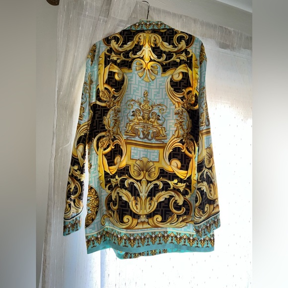 Fendace gold baroque pyjama top - Picture 2 of 5